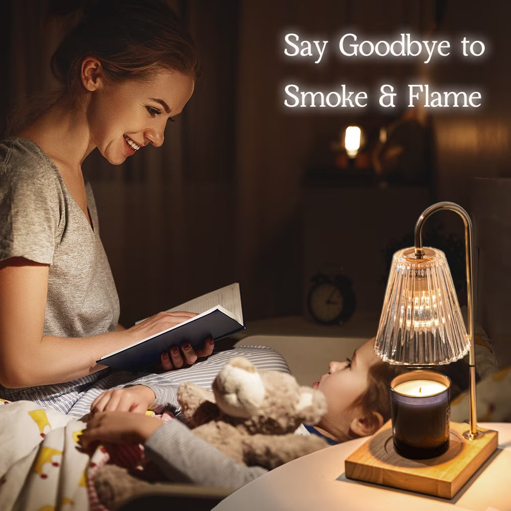 Flameless Candle Warmer Lamp - Dimmable Wax Melt Light