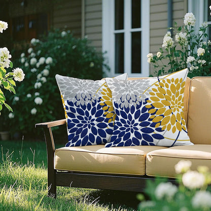 Decorative Throw Pillow Covers - Set of 2 Farmhouse Cushion Covers