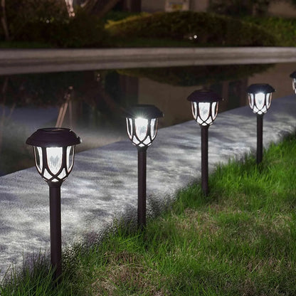 Solar Pathway Lights - 10-Pack Outdoor Garden Walkway Lights