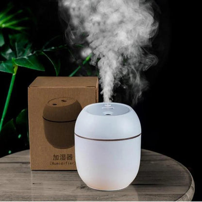 Cool Mist Humidifier with LED Light - Quiet Bedroom Air Humidifier
