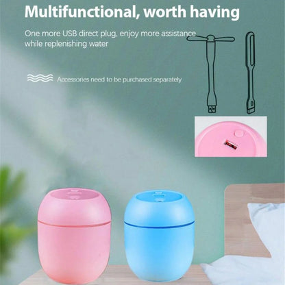Cool Mist Humidifier with LED Light - Quiet Bedroom Air Humidifier